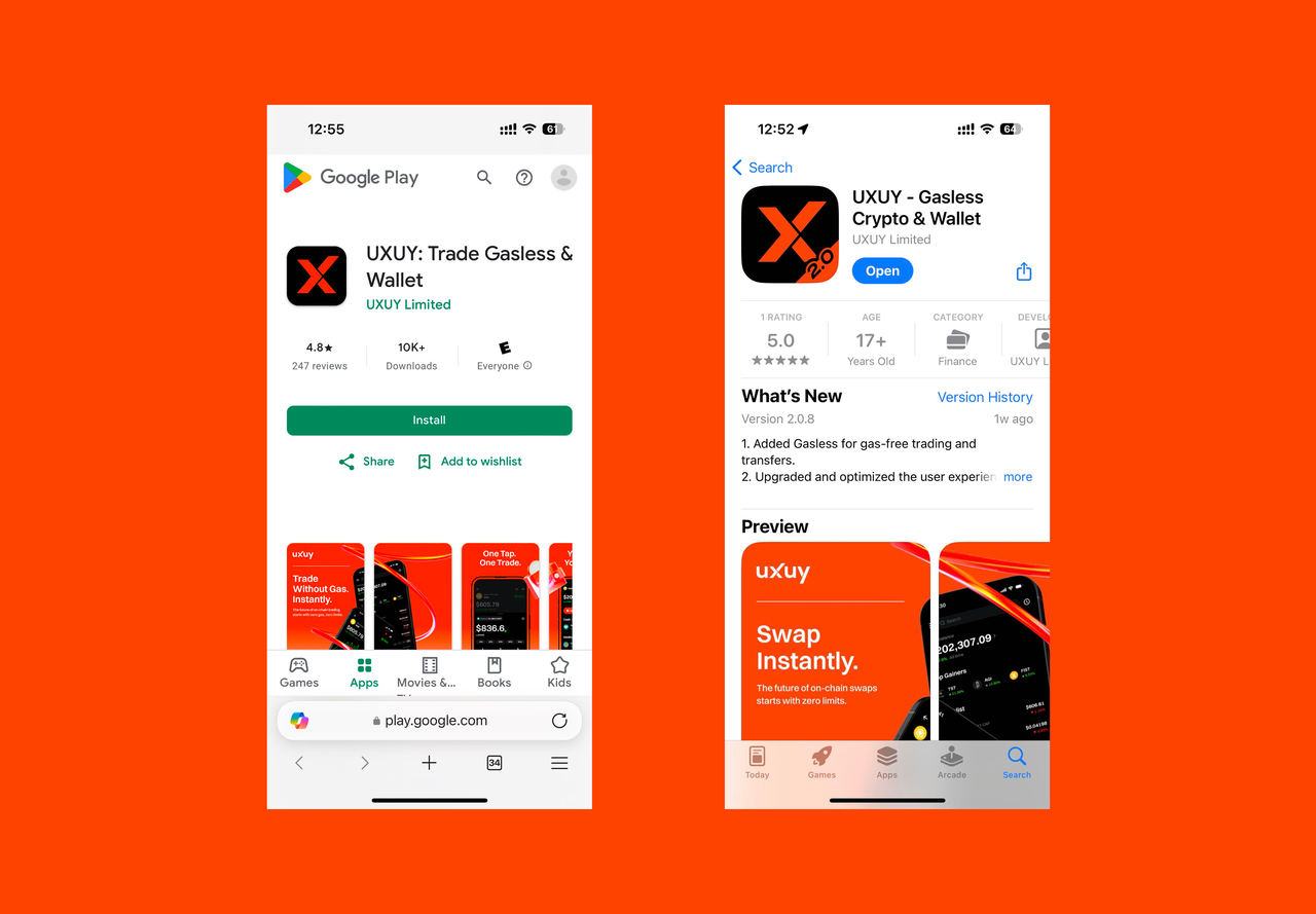 Installing UXUY